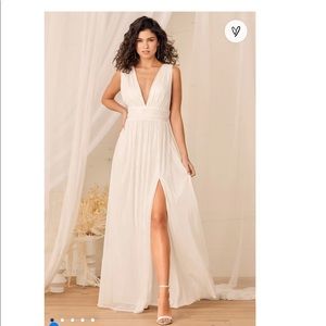 The Way to My Heart White Sequin Maxi Dress